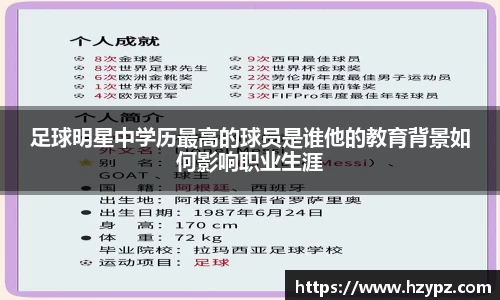足球明星中学历最高的球员是谁他的教育背景如何影响职业生涯